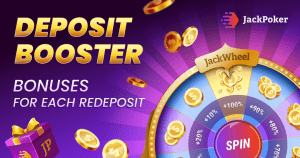 jackpoker re-deposit bonus