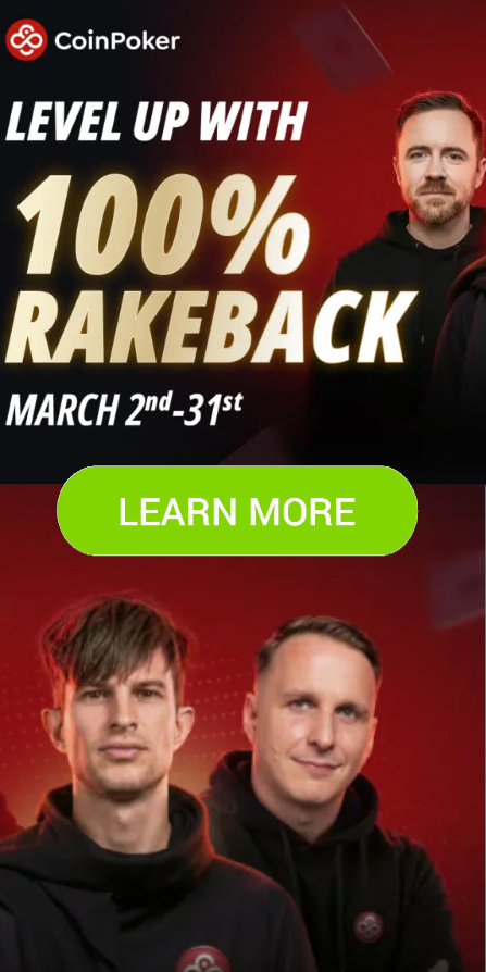 coinpoker 100% rakeback