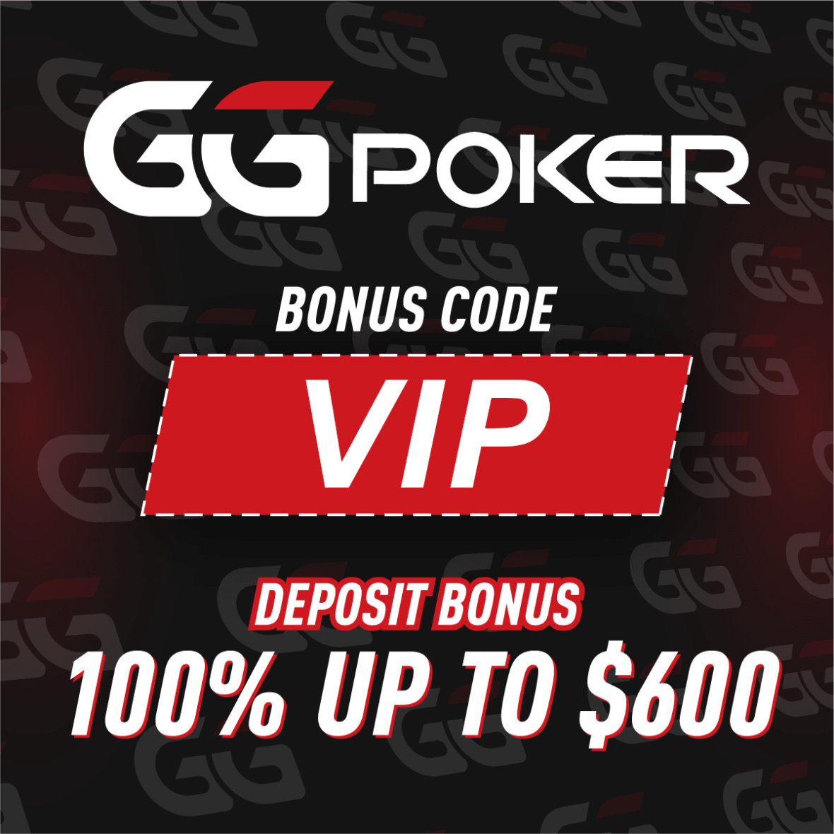 GG Poker Bonus Code : VIP