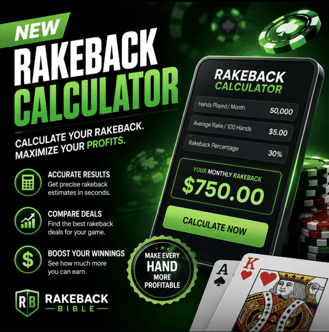 new poker rakeback calculator