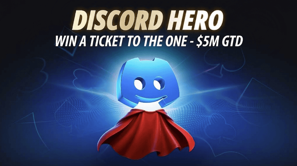 Discord Hero - win a ticket to CoinPoker The One